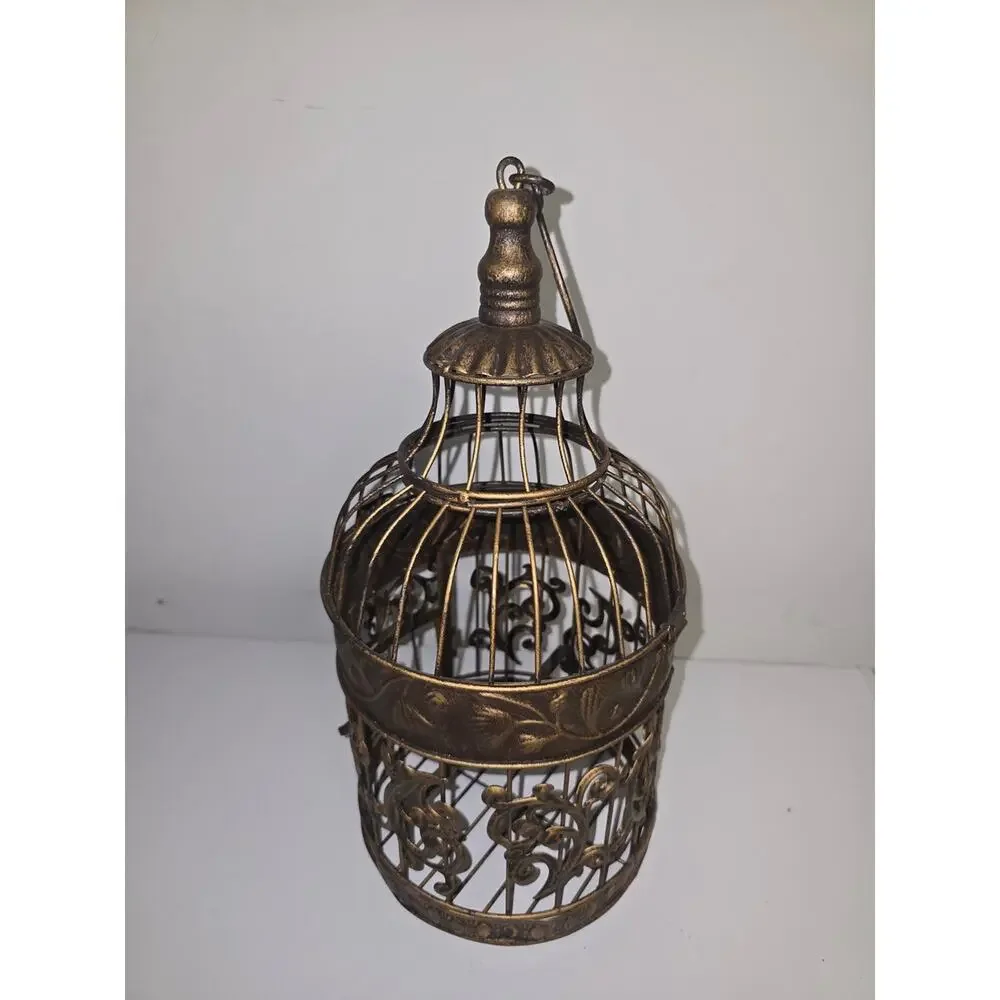 Decorative Bronze Birdcage Accent - Home Accents